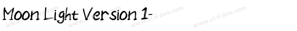 Moon Light Version 1字体转换